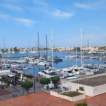 Vue Imprenable Sur Le Port -Clim- Moderne Central Agde Extérieur photo